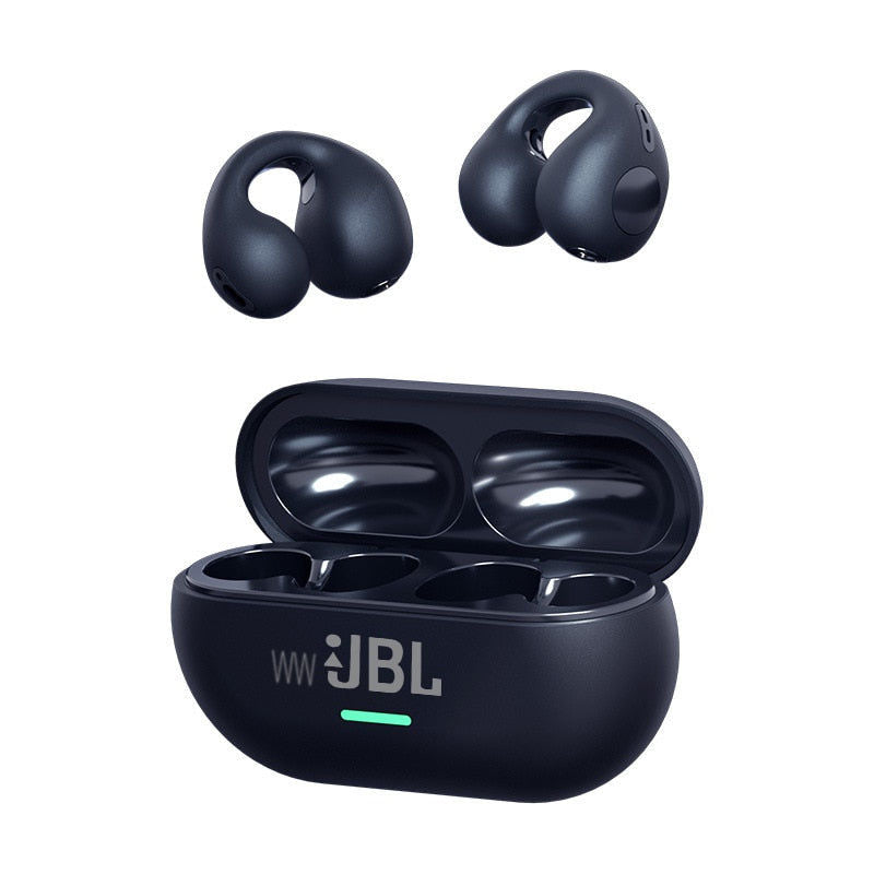 Original wwJBL T75 Wireless Bluetooth Earphones Sound Earcuffs TWS Ear Hook Headset Sport Earbuds Game Headphones With Microphon 