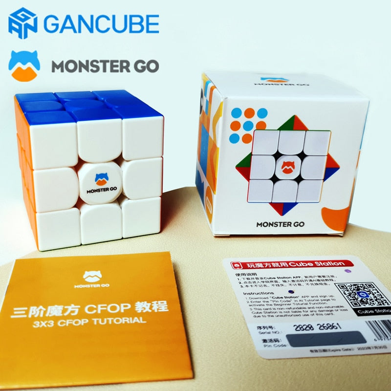 GAN MG356 3X3X3 Monster Go 3×3 Magnetic Magic Cube Speed Puzzle Accessories Children's Toy 3x3 Professional Original Cubo Magico