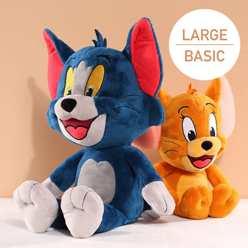 Tom And Jerry Plush Toy Cartoon Movie Cat Tuffy Nibbles Mouse Plushies Stuffed Animals Soap Action Figure Studio Doll Toys