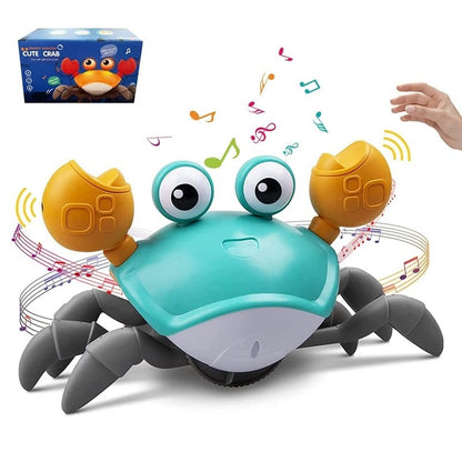 Dancing Crab Run Away Toy for Babies Crawling Interactive Escape Crabs Fujão Toys Baby Birthday Gift VIP Dropshipping with Box