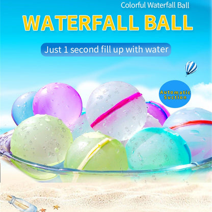 Water Balloon Water Bomb Splash Ball Toys Reusable Water Balloons Garden Game For Kids Playing Water 