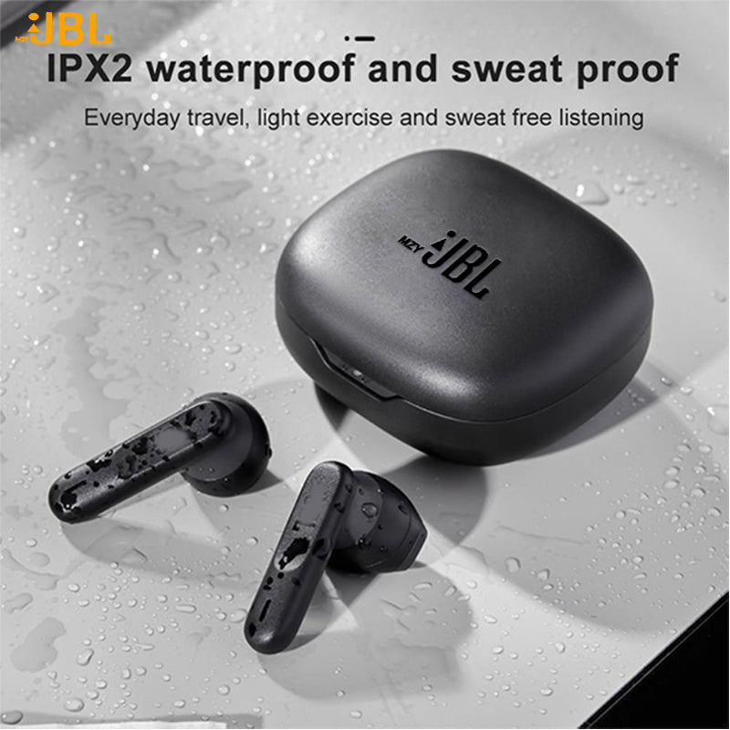 mzyJBL Mini Bluetooth Headphones Wave300 True Wireless Earphones With Charging Case IPX2 Waterproof In-Ear Headset Built-in Mic