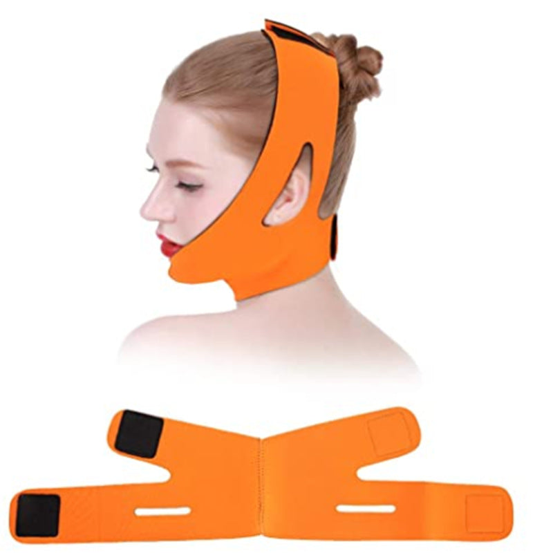 Anti Wrinkle Face Slimming Bandage V Line Cheek Chin Neck Shaper Massage Strap Belt Relaxation Lift-up Mask Skin Care BeautyTool TMSmartHub2021