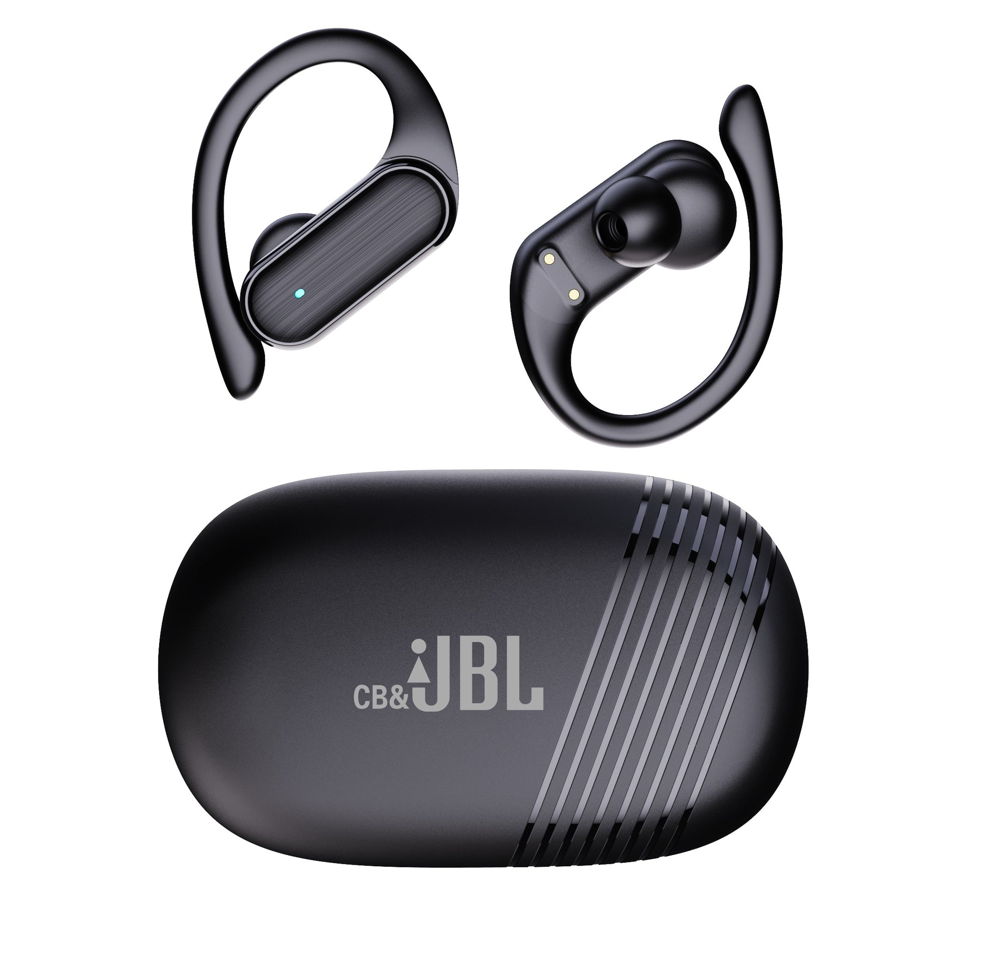 For CB&JBL Bluetooth TWS Wireless Earphones A520 Auricles Headphones EarHooks Game Headset Sports Touch Control Earbuds with mic TMSmartHub2021