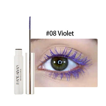 Colorful Mascara 4D Silk Waterproof Fast Dry Eyelash Extension Curl Makeup Lashes Blue Green Red Purple Black Cosplay Cosmetics TMSmartHub2021 5.99