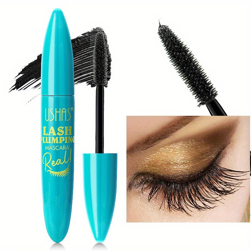 4d black mascara thickening, lengthening, curling, waterproof liquid fiber mascara