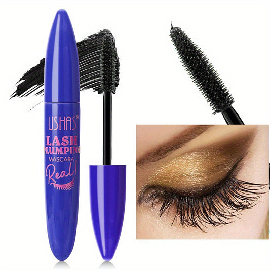 4d black mascara thickening, lengthening, curling, waterproof liquid fiber mascara