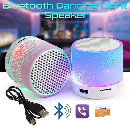 bluetooth mini speaker wireless speaker colorful led tf card usb subwo