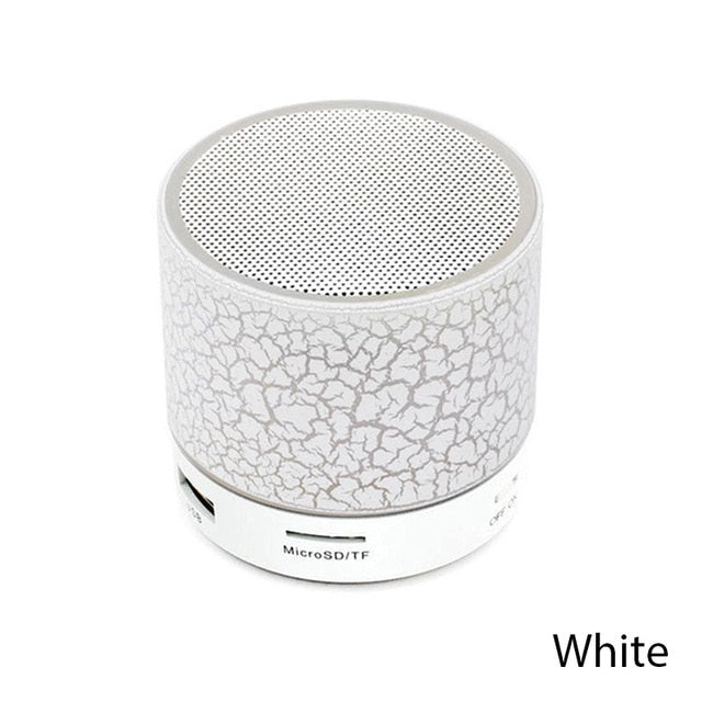 bluetooth mini speaker wireless speaker colorful led tf card usb subwo