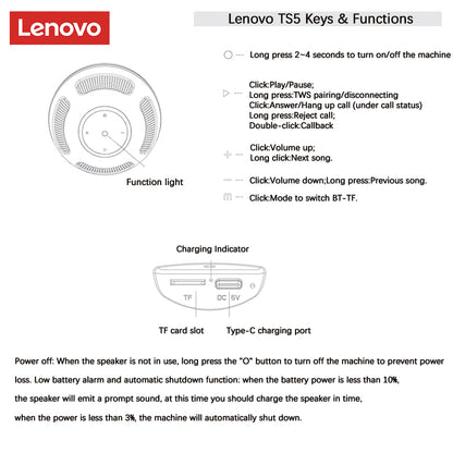 original lenovo ts5 bluetooth v5