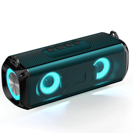 RGB Speaker EBS-045 Choice Portable Wireless Music Player & Soulder Straps LED Bluetooth 5.0 TF USB-C Aux TMSmartHub2021