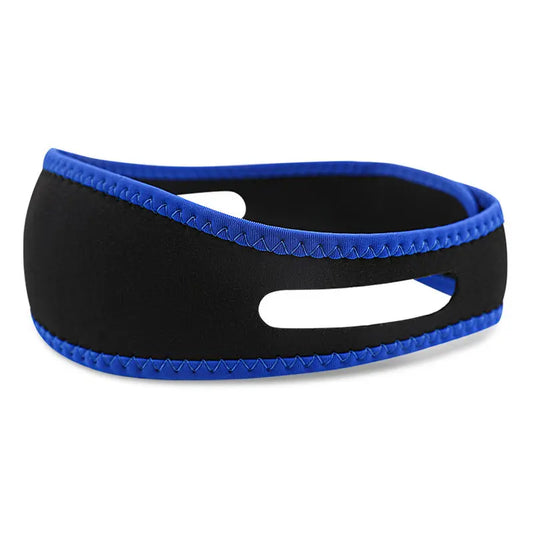 Anti Snore Chin Strap Nylon Elastic Breathable anti-Snoring Chin Belt Mouth Breathing Band Apnea Belt Improve Sleeping Care Tool TMSmartHub2021 3.75