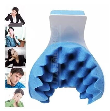 neck pillow shoulder relaxation Traction pillow For Orthopaedic Relief Neck And Support Shoulder Upper Spine Loose Pain Massage TMSmartHub2021