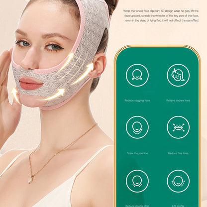 New Design Chin Up Mask V Line Shaping Face Masks Face Sculpting Sleep Mask Facial Slimming Strap Face Lifting Belt TMSmartHub2021