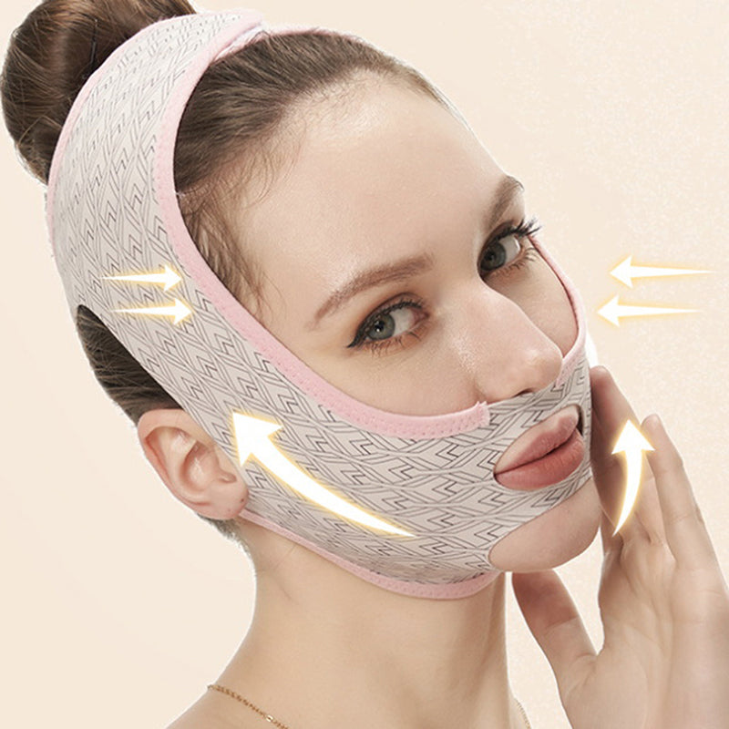 New Design Chin Up Mask V Line Shaping Face Masks Face Sculpting Sleep Mask Facial Slimming Strap Face Lifting Belt TMSmartHub2021