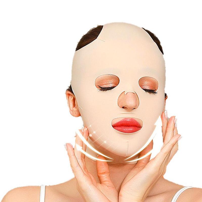 Sleeping Mask Face Slimming V-Face 360 Degree Facial Contour Shaping Lifting Bandage Women's Skin Care TMSmartHub2021