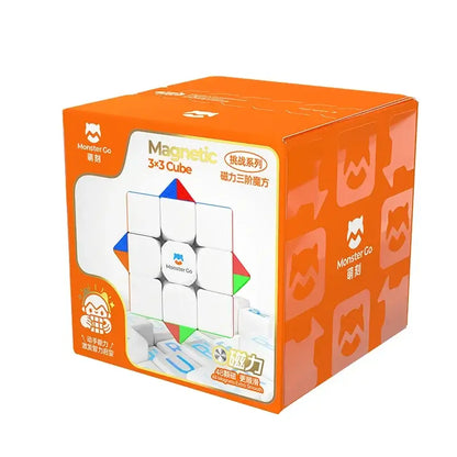 GAN Monster Go 3×3 Speedcube Magnetic Magic Cube 48 Magnet 3x3x3 Speed Puzzle Children's Fidget Toy 3x3 Professional Cubo Magico TMSmartHub2021