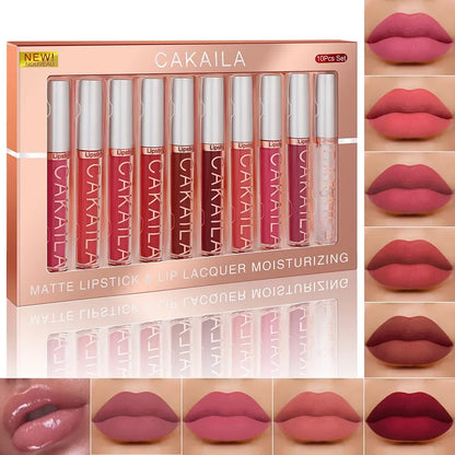 10/6 PCS Lipstick Set Makeup for women Free shipping Waterproof Long lasting Cosmetics Korean makeup Matte lipstick TMSmartHub2021 9.85