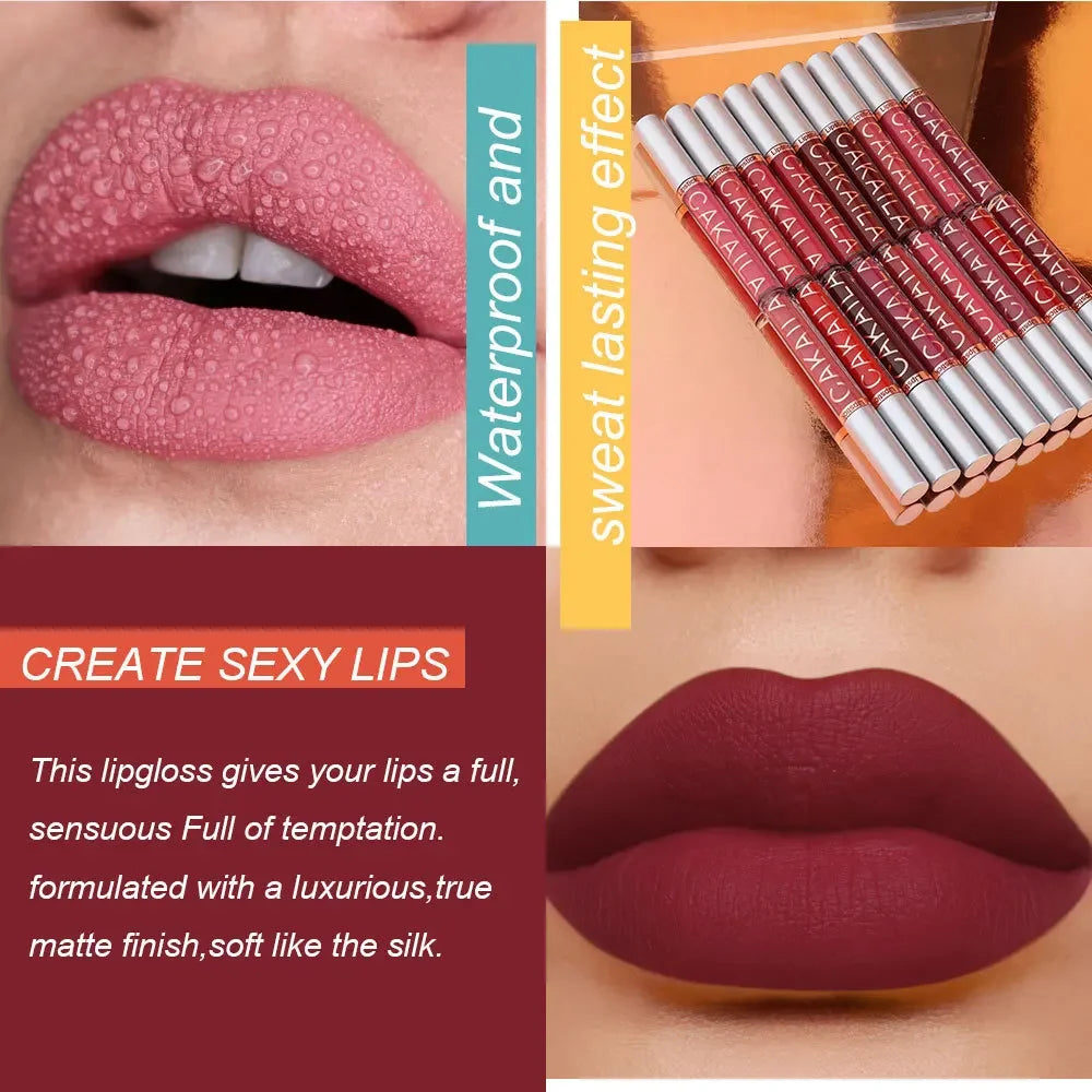 10/6 PCS Lipstick Set Makeup for women Free shipping Waterproof Long lasting Cosmetics Korean makeup Matte lipstick TMSmartHub2021