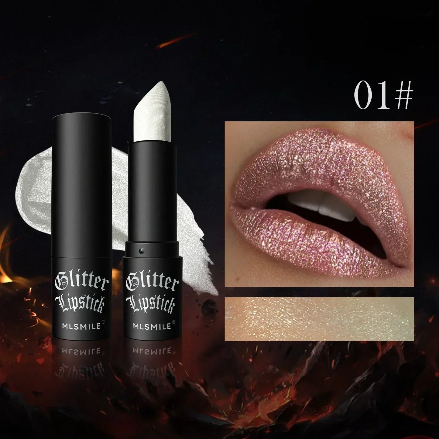 Diamond Pearlescent Lipstick Waterproof Long Lasting Non-stick Cup Matte Velvet Shiny Lipsticks Red Sexy Lips Makeup Cosmetics TMSmartHub2021 2.25