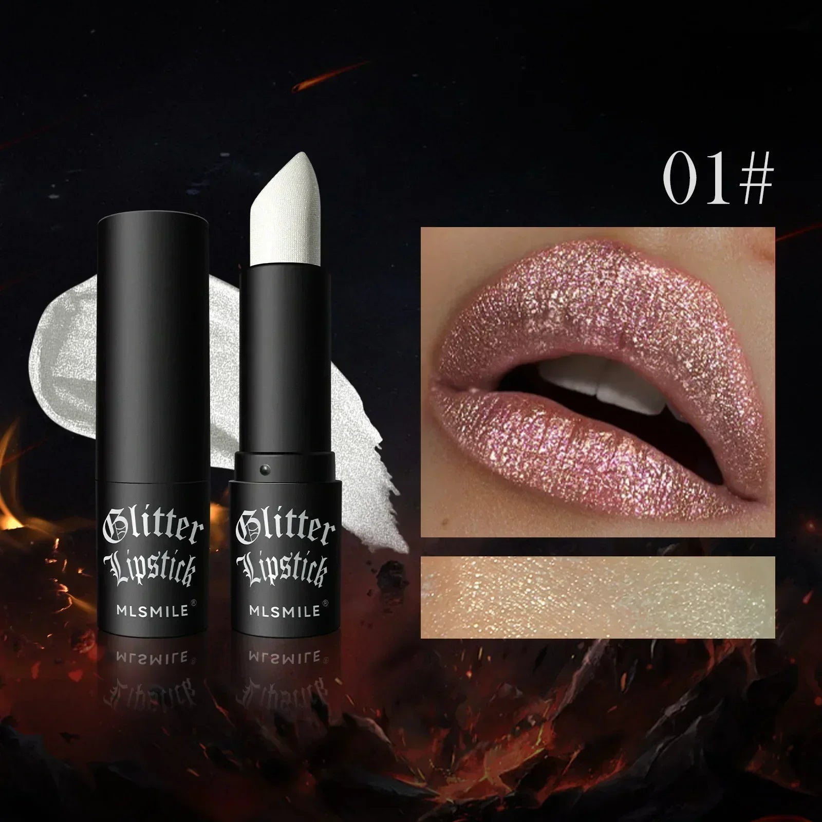 Diamond Pearlescent Lipstick Waterproof Long Lasting Non-stick Cup Matte Velvet Shiny Lipsticks Red Sexy Lips Makeup Cosmetics TMSmartHub2021 2.25