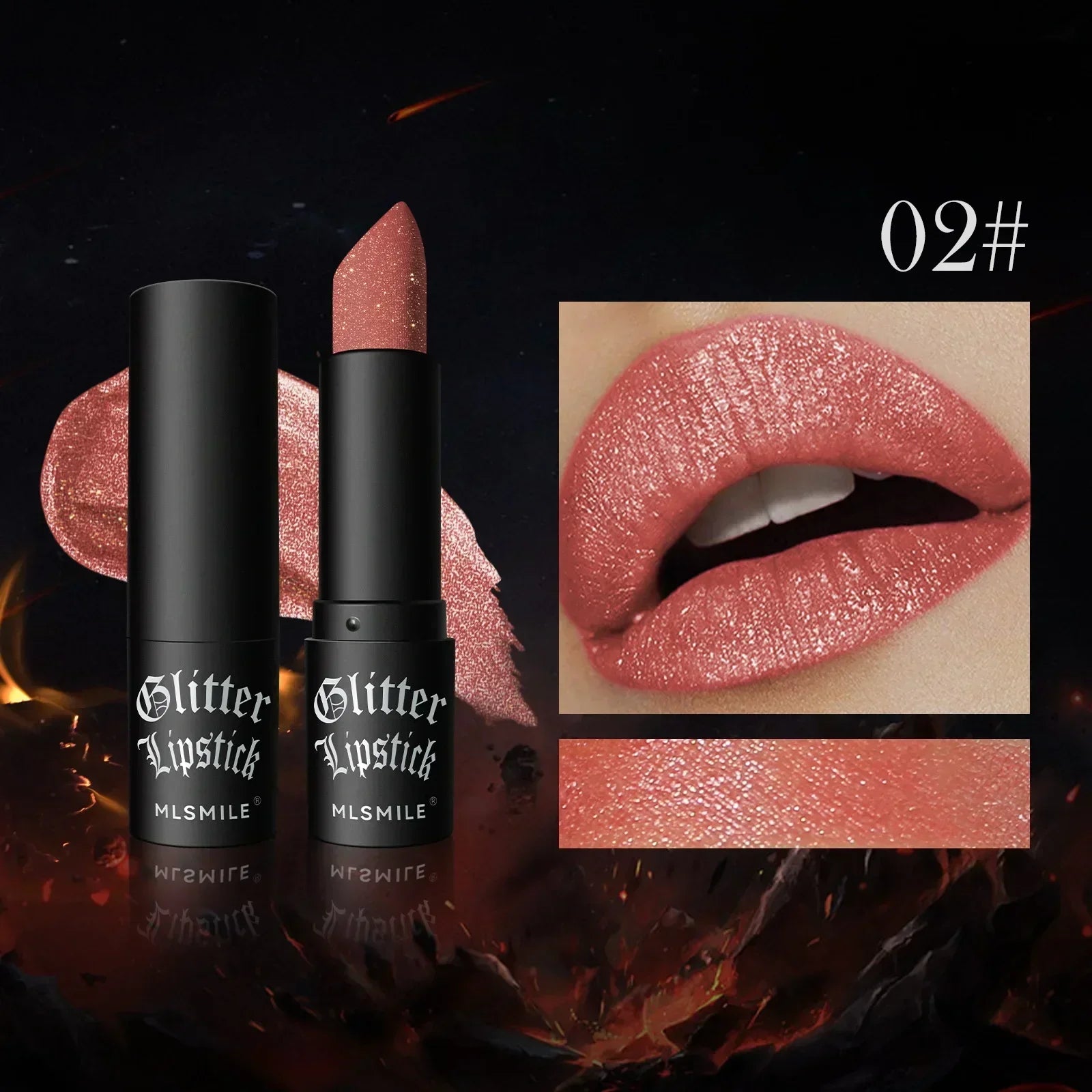 Diamond Pearlescent Lipstick Waterproof Long Lasting Non-stick Cup Matte Velvet Shiny Lipsticks Red Sexy Lips Makeup Cosmetics TMSmartHub2021 2.25