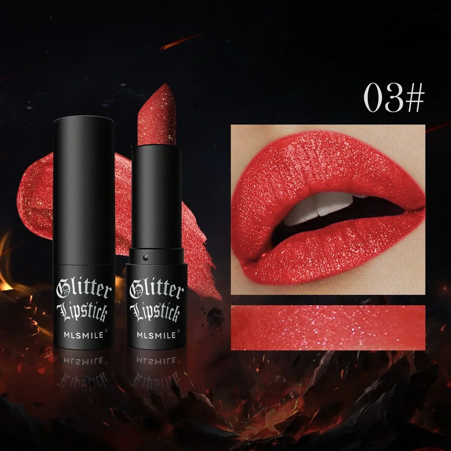 Diamond Pearlescent Lipstick Waterproof Long Lasting Non-stick Cup Matte Velvet Shiny Lipsticks Red Sexy Lips Makeup Cosmetics TMSmartHub2021 2.25