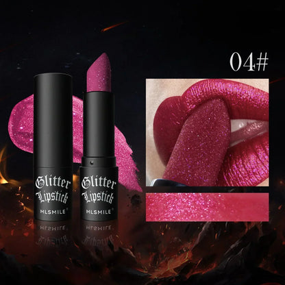 Diamond Pearlescent Lipstick Waterproof Long Lasting Non-stick Cup Matte Velvet Shiny Lipsticks Red Sexy Lips Makeup Cosmetics TMSmartHub2021 2.25