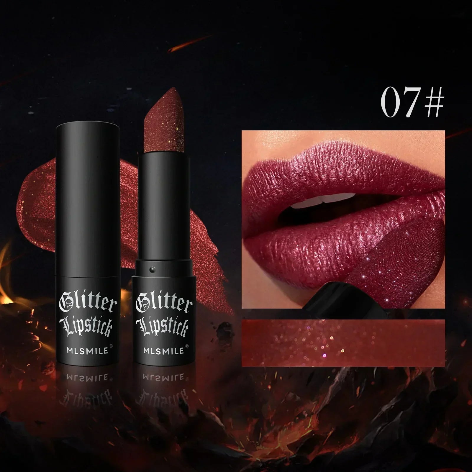 Diamond Pearlescent Lipstick Waterproof Long Lasting Non-stick Cup Matte Velvet Shiny Lipsticks Red Sexy Lips Makeup Cosmetics TMSmartHub2021 2.25