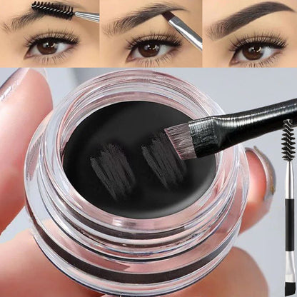 Matte Brown Black Wild Eyebrow Cream 3D Natural Tint Eyebrow Enhancers Gel Wax Waterproof Lasting Eye Makeup Cosmetic Tools TMSmartHub2021