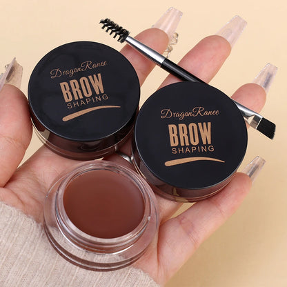 Matte Brown Black Wild Eyebrow Cream 3D Natural Tint Eyebrow Enhancers Gel Wax Waterproof Lasting Eye Makeup Cosmetic Tools TMSmartHub2021