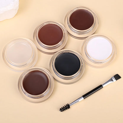 Matte Brown Black Wild Eyebrow Cream 3D Natural Tint Eyebrow Enhancers Gel Wax Waterproof Lasting Eye Makeup Cosmetic Tools TMSmartHub2021