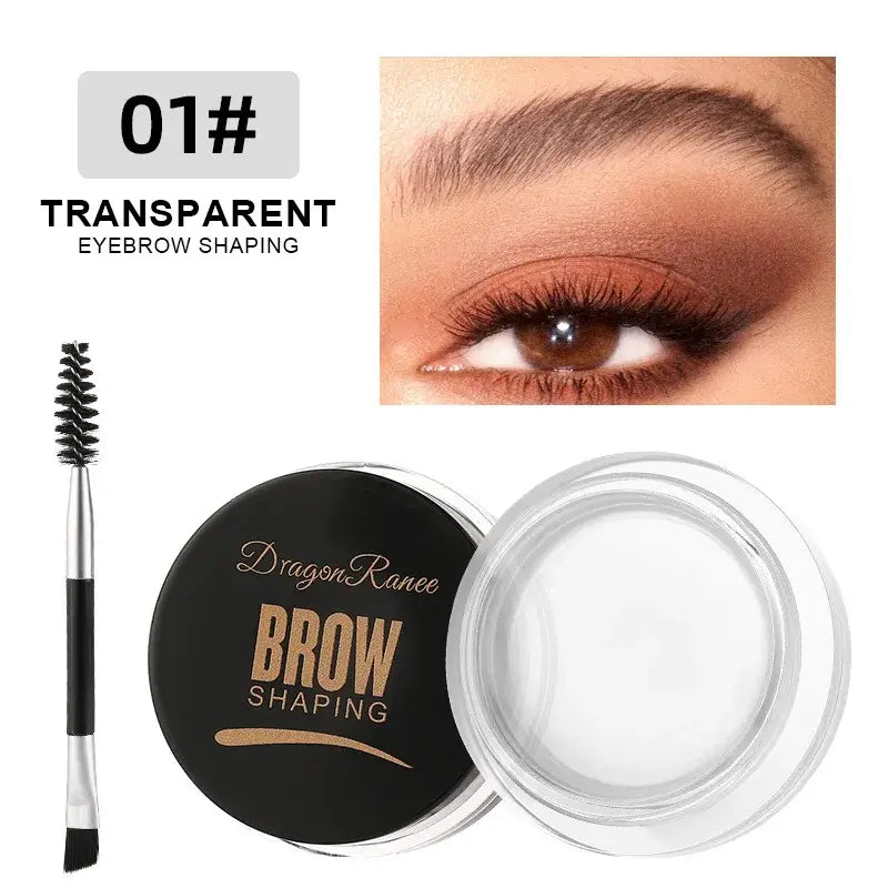 Matte Brown Black Wild Eyebrow Cream 3D Natural Tint Eyebrow Enhancers Gel Wax Waterproof Lasting Eye Makeup Cosmetic Tools TMSmartHub2021