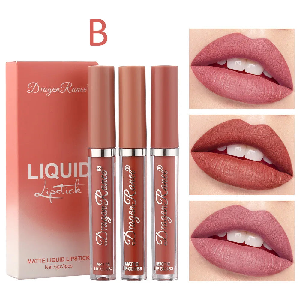 Lipsticks Set Make Up For Women Beauty Cosmetics Matte Lipsticks Waterproof Long lasting The Best TMSmartHub2021 6.99