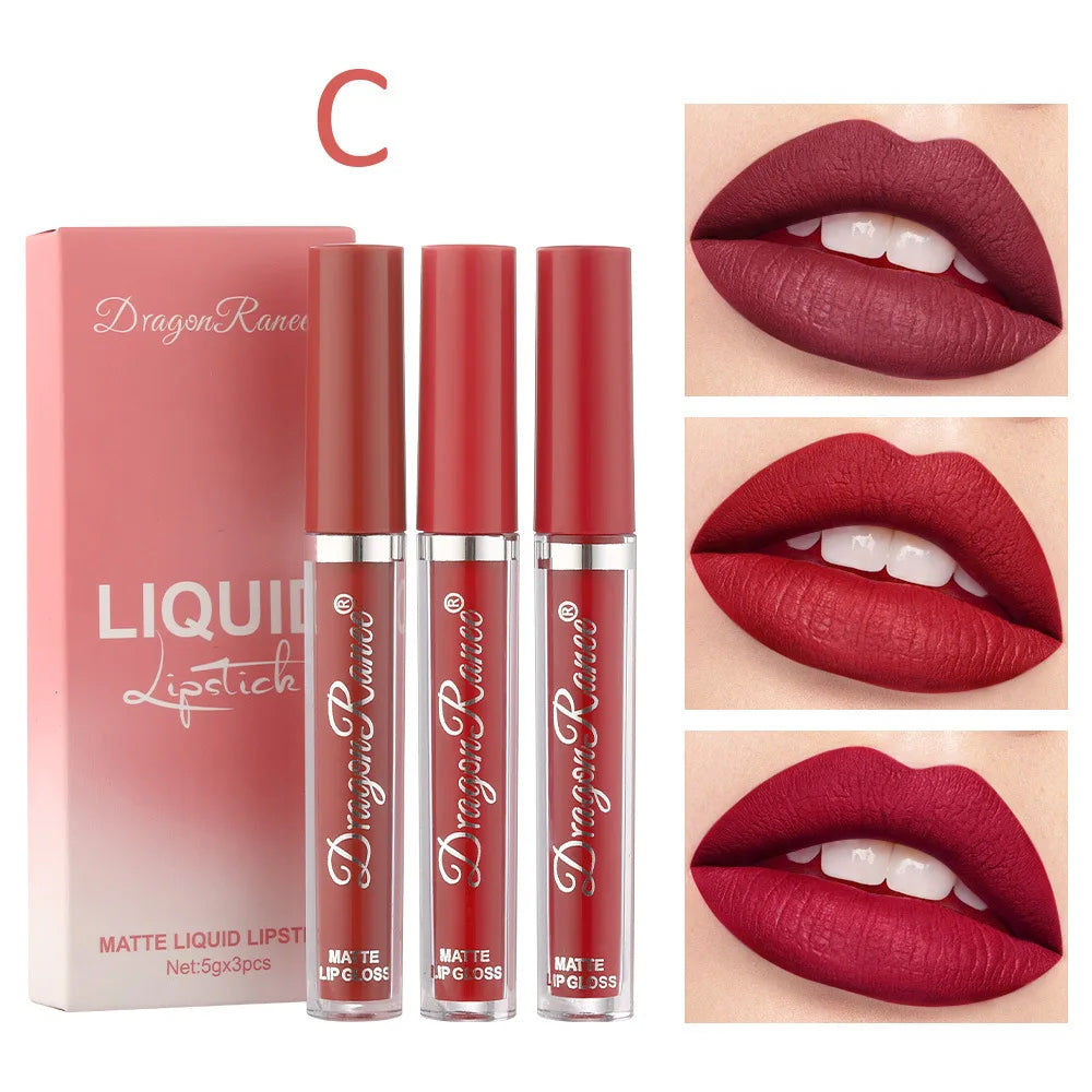 Lipsticks Set Make Up For Women Beauty Cosmetics Matte Lipsticks Waterproof Long lasting The Best TMSmartHub2021 6.99