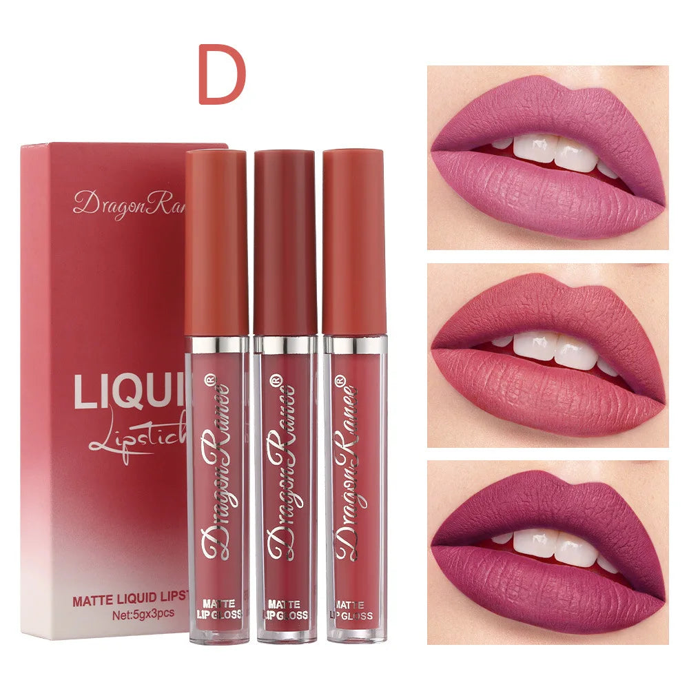 Lipsticks Set Make Up For Women Beauty Cosmetics Matte Lipsticks Waterproof Long lasting The Best TMSmartHub2021 6.99