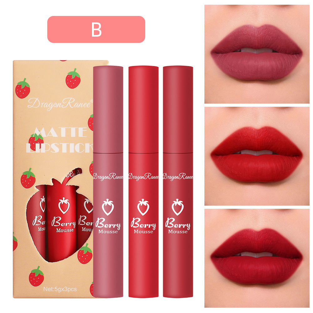 Lipsticks Set Make Up For Women Beauty Cosmetics Matte Lipsticks Waterproof Long lasting The Best TMSmartHub2021 6.99