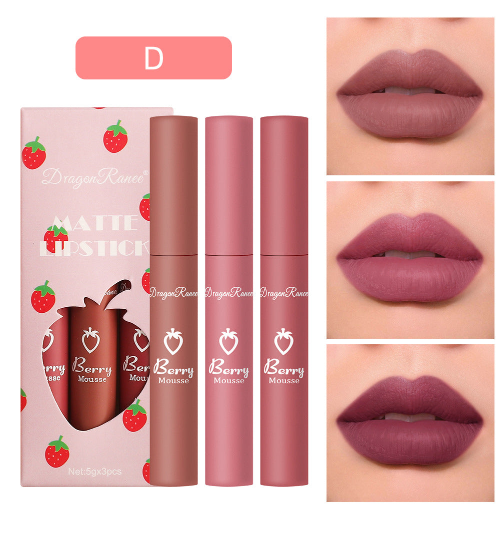 Lipsticks Set Make Up For Women Beauty Cosmetics Matte Lipsticks Waterproof Long lasting The Best TMSmartHub2021 6.99