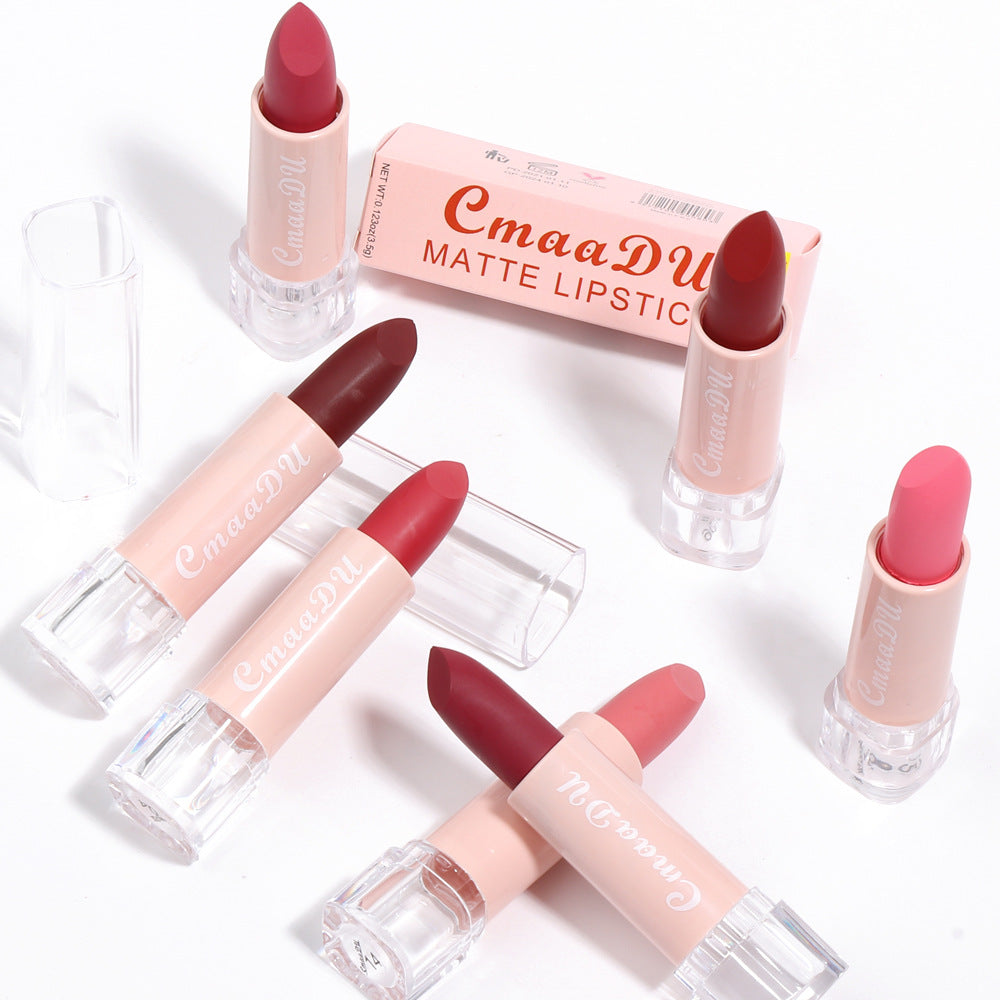 CmaaDu 15 Colour Matte Velvet Lipstick Waterproof Long Lasting Nude Lipstick brightly coloured TMSmartHub2021