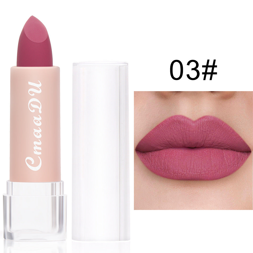 CmaaDu 15 Colour Matte Velvet Lipstick Waterproof Long Lasting Nude Lipstick brightly coloured TMSmartHub2021 1.99