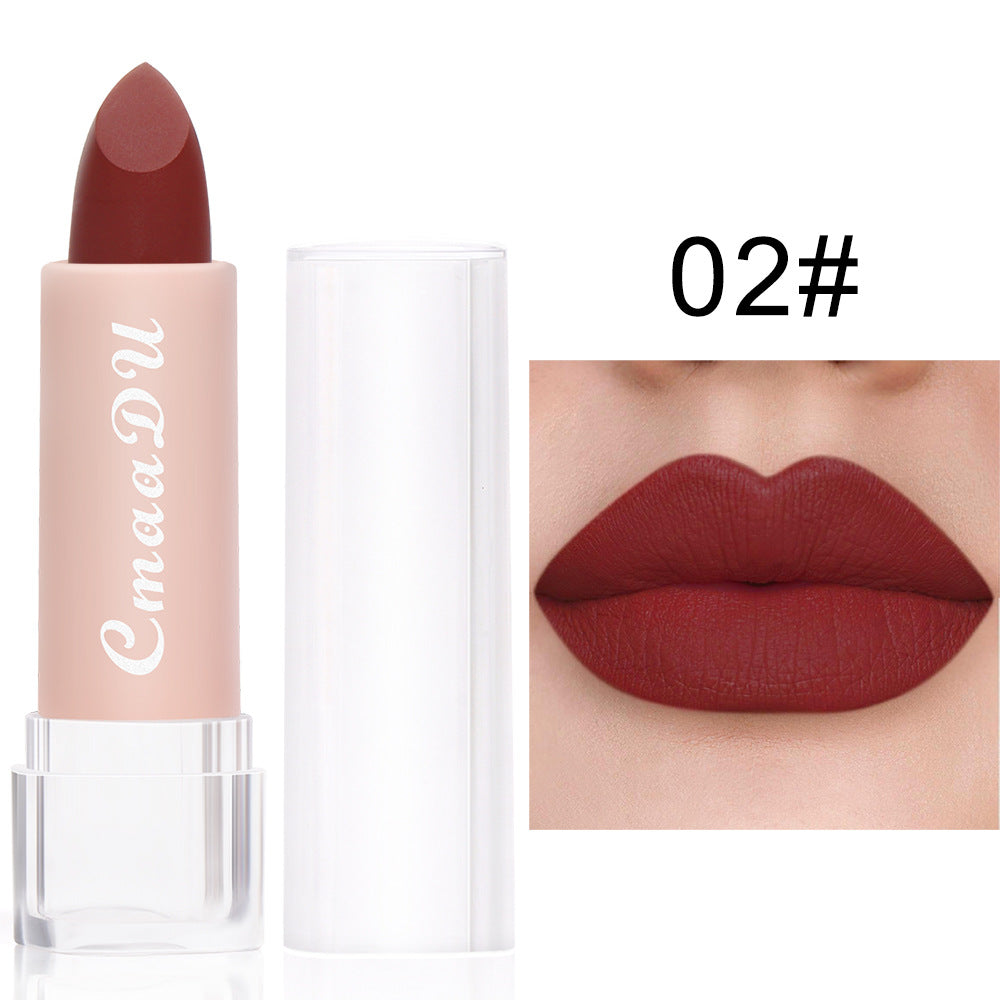 CmaaDu 15 Colour Matte Velvet Lipstick Waterproof Long Lasting Nude Lipstick brightly coloured TMSmartHub2021 1.99