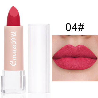 CmaaDu 15 Colour Matte Velvet Lipstick Waterproof Long Lasting Nude Lipstick brightly coloured TMSmartHub2021 1.99