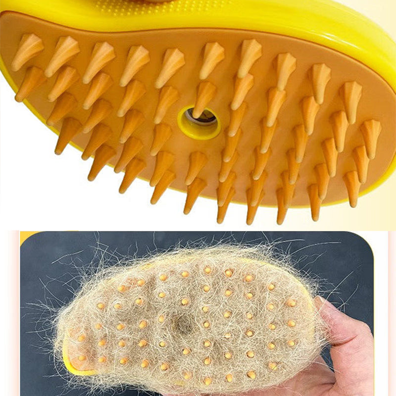 Steam Brush Steamy Dog Brush 3 in 1 Electric Spray Cat Hair Brushes