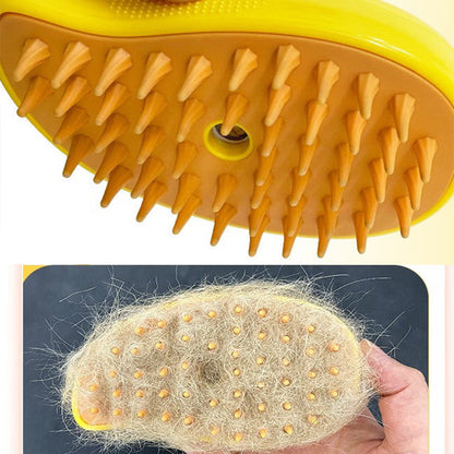 Steam Brush Steamy Dog Brush 3 in 1 Electric Spray Cat Hair Brushes