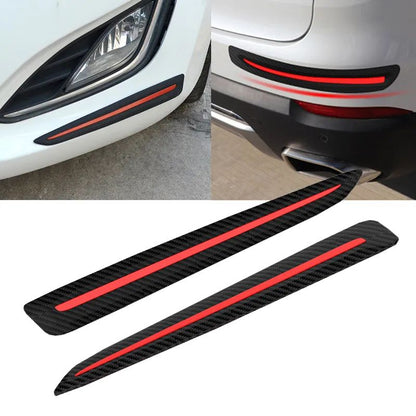 Car Sticker Bumper Scratch Protection Car Decoration Strip Car Front/Rear Edge Corner Guard Scratch Protection 2pcs