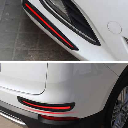 Car Sticker Bumper Scratch Protection Car Decoration Strip Car Front/Rear Edge Corner Guard Scratch Protection 2pcs