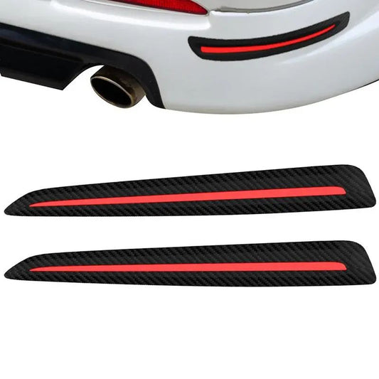 Car Sticker Bumper Scratch Protection Car Decoration Strip Car Front/Rear Edge Corner Guard Scratch Protection 2pcs