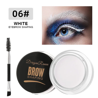 Matte Brown Black Wild Eyebrow Cream 3D Natural Tint Eyebrow Enhancers Gel Wax Waterproof Lasting Eye Makeup Cosmetic Tools TMSmartHub2021 3.99