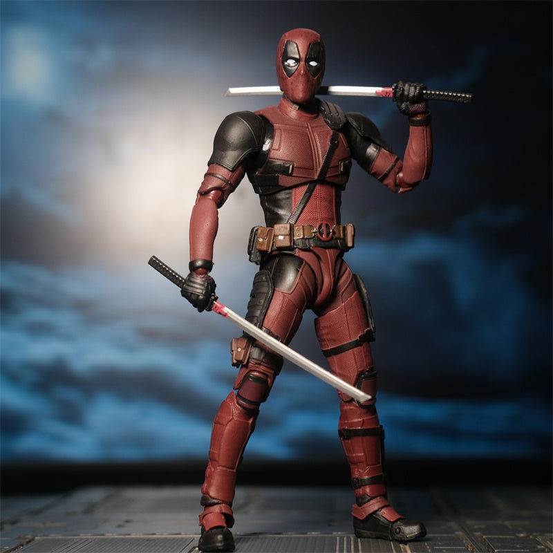 Deadpool Action Figure Deadpool & Wolverine SHFiguarts Joint Movable New Mutants Wilson Comics SHF Model Movie Toy for Kids Gift TMSmartHub2021