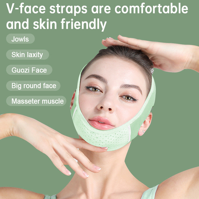 Face Slimming Strap Reduce Double Chin Lift V Face Stickers Anti Bandage For Face Strap Belt Mask Lift Oval Mask Face TMSmartHub2021